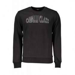 SUDADERA CAVALLI CLASS SIN CREMALLERA NEGRO HOMBRE