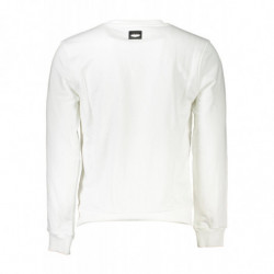 CAVALLI CLASS SWEAT SANS ZIP HOMME BLANC