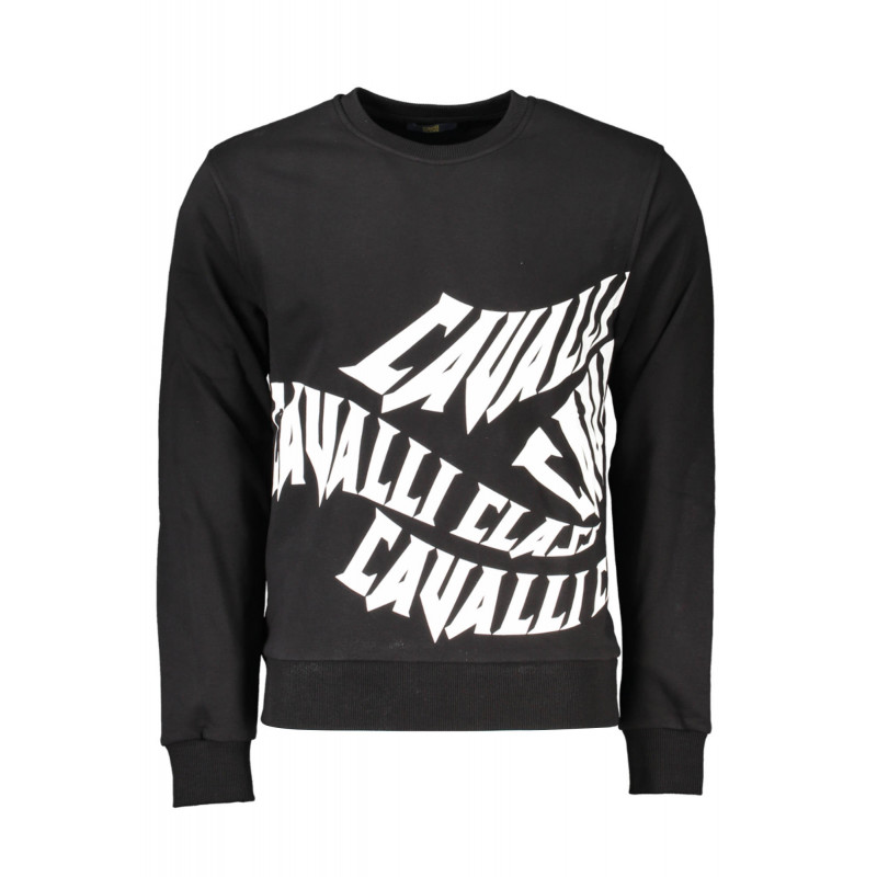 CAVALLI CLASS SWEATSHIRT OHNE REISSVERSCHLUSS SCHWARZ HERREN