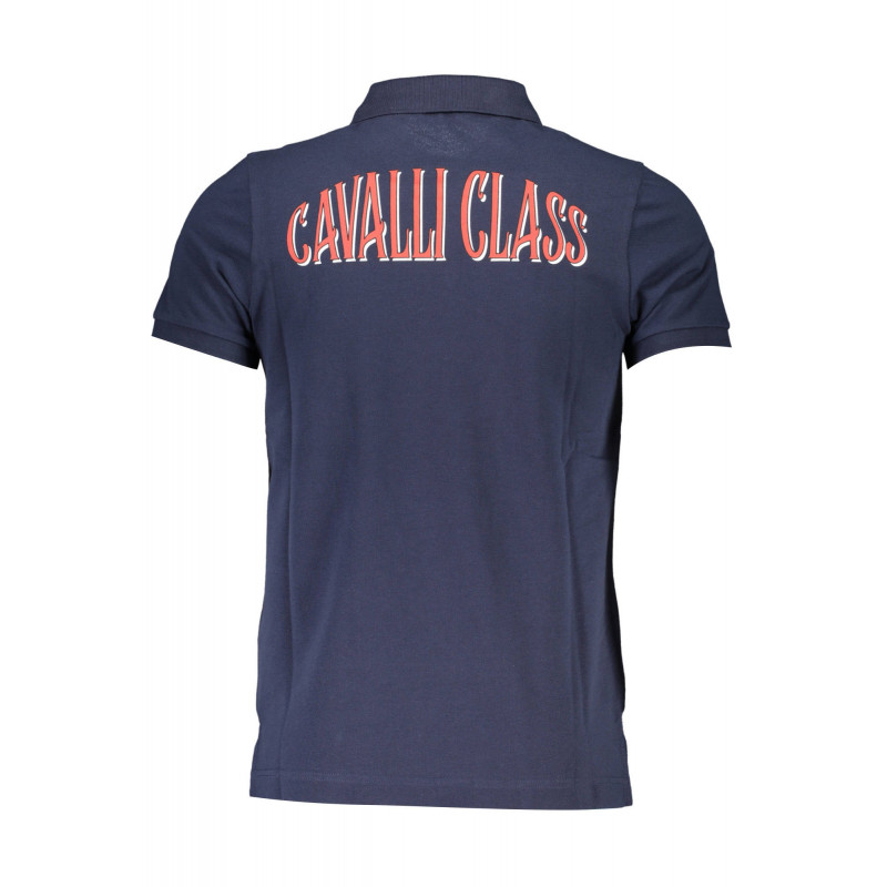 CAVALLI CLASS POLO MANCHES COURTES HOMME BLEU