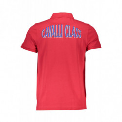 CAVALLI CLASS POLO MANCHES COURTES HOMME ROUGE