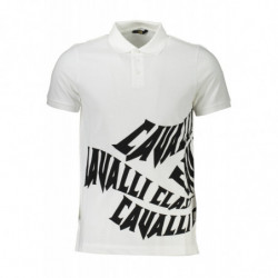 CAVALLI CLASS POLO MANGA CORTA HOMBRE BLANCO
