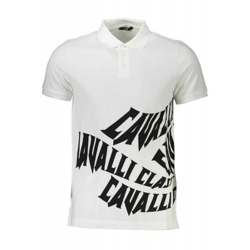 CAVALLI CLASS POLO MANGA CORTA HOMBRE BLANCO