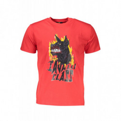 CAMISETA CAVALLI CLASS MANGA CORTA HOMBRE ROJA