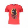 CAVALLI CLASS T-SHIRT KURZARM HERREN ROT