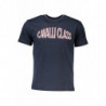 CAMISETA CAVALLI CLASS MANGA CORTA HOMBRE AZUL