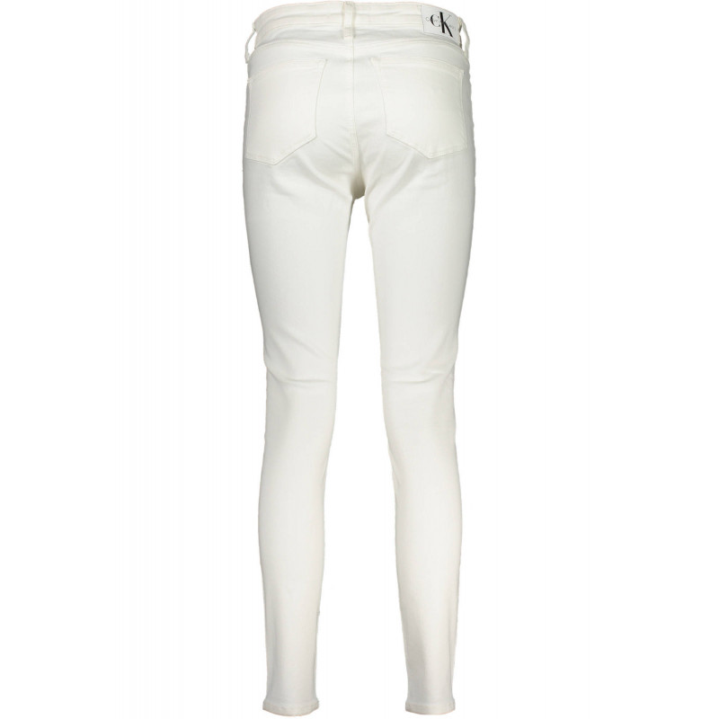 CALVIN KLEIN DAMEN-DENIM-JEANS WEISS