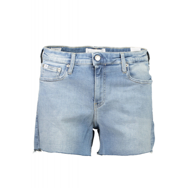 CALVIN KLEIN JEANS SHORT FEMME BLEU CLAIR