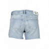 CALVIN KLEIN JEANS SHORT FEMME BLEU CLAIR