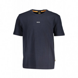 HUGO BOSS T-SHIRT MANICHE CORTE UOMO BLU