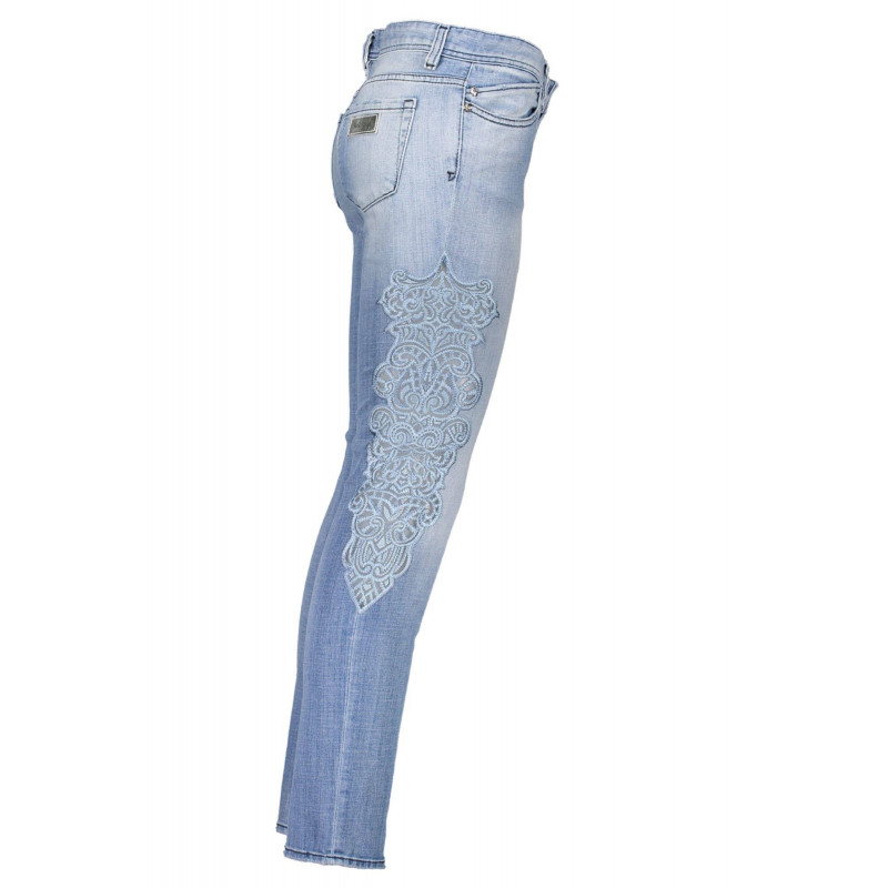 JUST CAVALLI JEANS DENIM DAMEN HELLBLAU