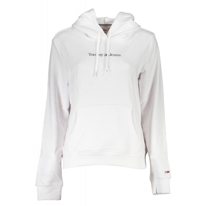 SUDADERA TOMMY HILFIGER MUJER BLANCA SIN CREMALLERA