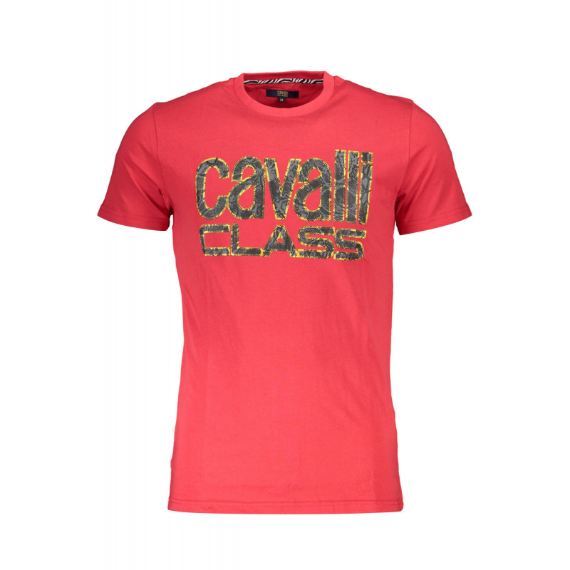 CAMISETA CAVALLI CLASS MANGA CORTA HOMBRE ROJA