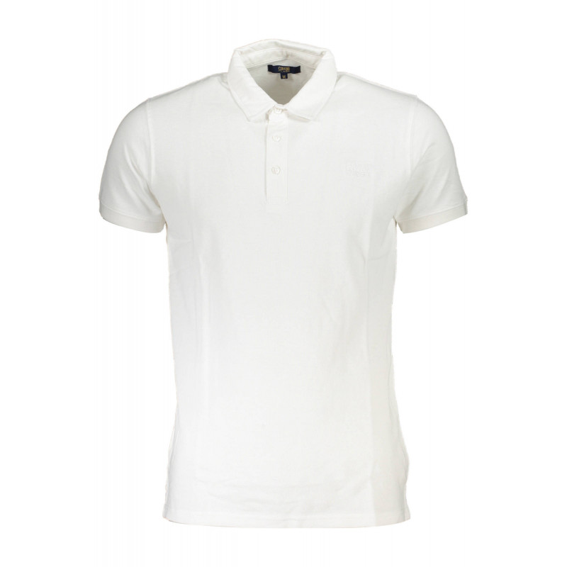 CAVALLI CLASS POLO KURZARM HERREN WEISS