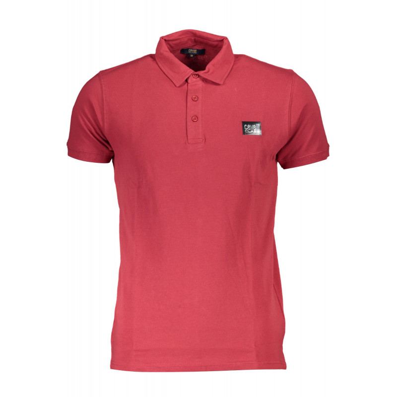 CAVALLI CLASS POLO MANCHES COURTES HOMME ROUGE