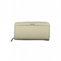 PORTEFEUILLE CALVIN KLEIN BEIGE POUR FEMME
