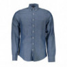 CHEMISE HOMME GANT BLEUE À MANCHES LONGUES