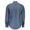 CHEMISE HOMME GANT BLEUE À MANCHES LONGUES