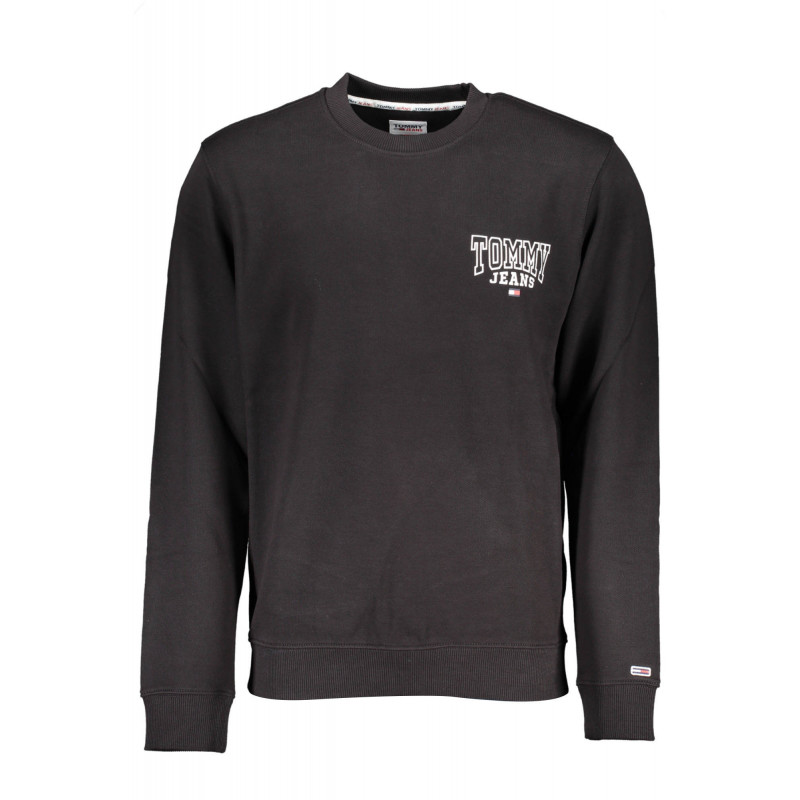 TOMMY HILFIGER SWEAT SANS ZIP NOIR HOMME