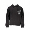 SWEAT-SHIRT ZIPPÉ NOIR HOMME TOMMY HILFIGER