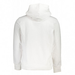SWEAT-SHIRT SANS FERMETURE ÉCLAIR BLANC CALVIN KLEIN POUR HOMMES