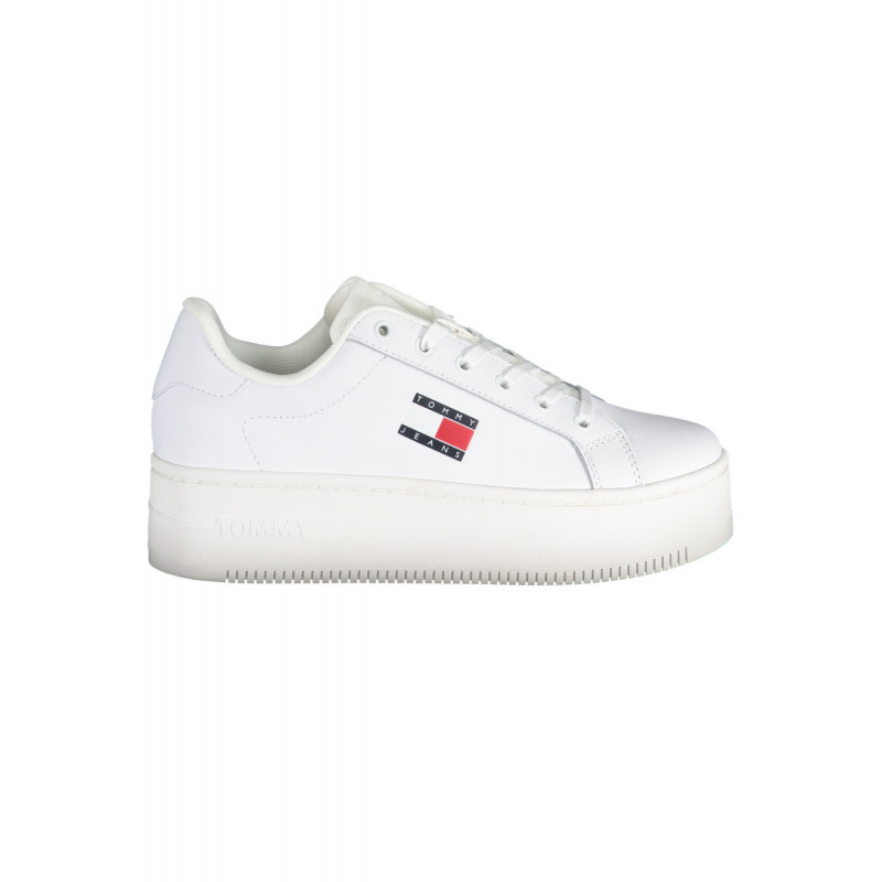 TOMMY HILFIGER WHITE WOMEN'S SPORTS SHOES