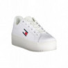 CHAUSSURES DE SPORT POUR FEMMES TOMMY HILFIGER BLANCHES