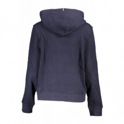 TOMMY HILFIGER DAMEN-SWEATSHIRT MIT BLAUEM REISSVERSCHLUSS