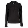 TOMMY HILFIGER POLO À MANCHES LONGUES FEMME NOIR