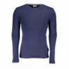 TOMMY HILFIGER MEN'S LONG SLEEVE T-SHIRT BLUE