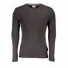 TOMMY HILFIGER T-SHIRT MANICHE LUNGHE UOMO NERO