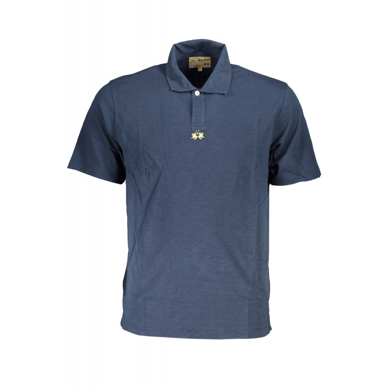 LA MARTINA HERREN-KURZÄRMELIGES POLOSHIRT BLAU