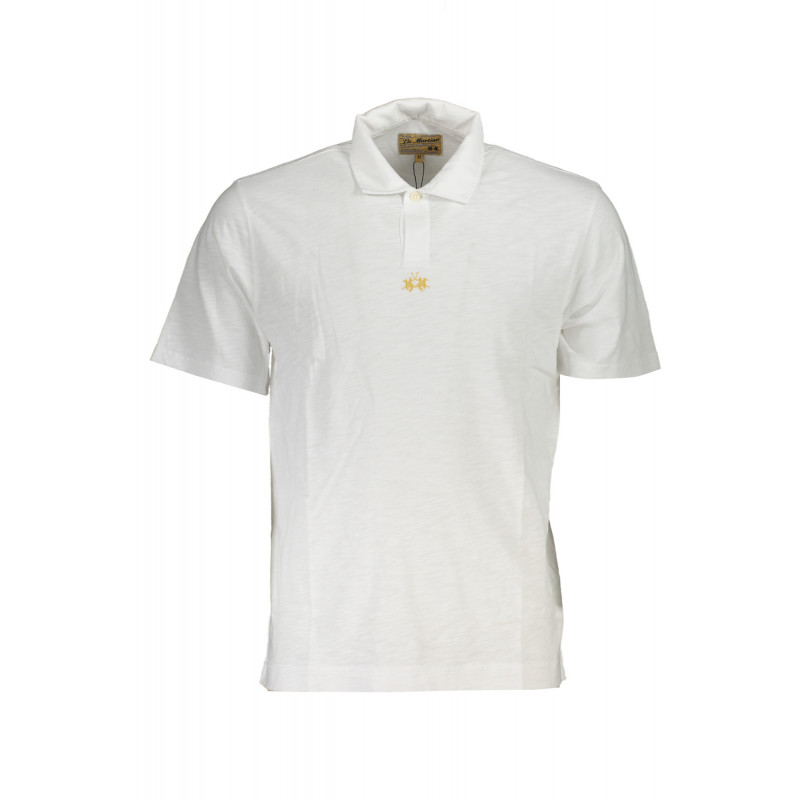 POLO HOMME BLANC À MANCHES COURTES LA MARTINA