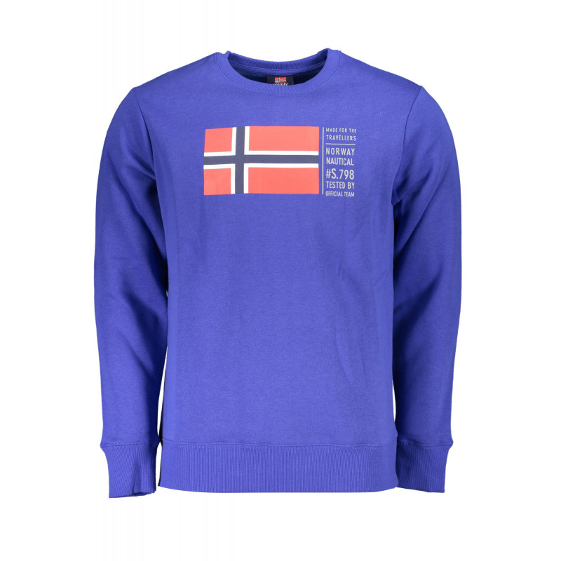NORUEGA 1963 SUDADERA AZUL SIN CREMALLERA HOMBRE