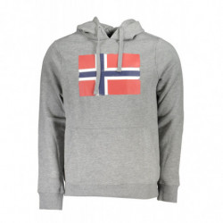 NORWEGEN 1963 GRAUES REIßVERSCHLUSS-SWEATSHIRT FÜR HERREN