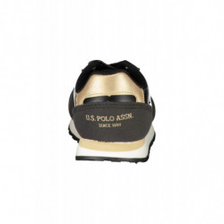 US POLO ASSN. SCHWARZE KINDER-SPORTSCHUHE