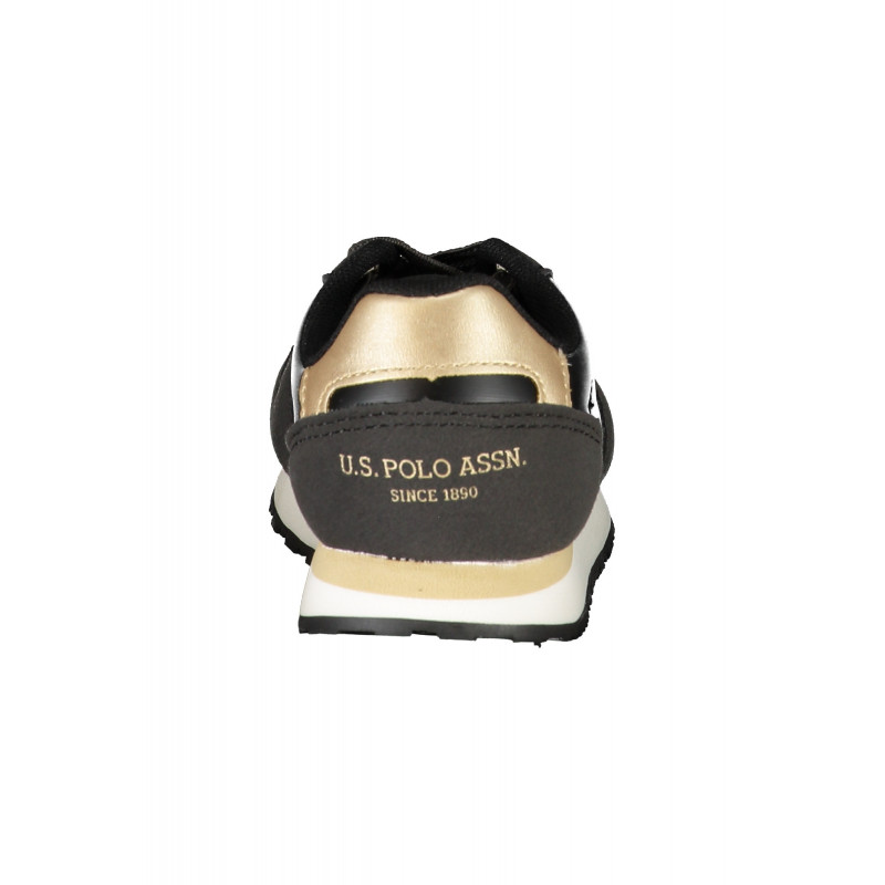 Asociación de polo estadounidense. ZAPATOS DEPORTIVOS NIÑOS NEGROS