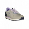 US POLO ASSN. SILBERNE DAMEN-SPORTSCHUHE