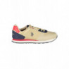 US POLO ASSN. BEIGE KINDER-SPORTSCHUHE
