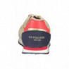 US POLO ASSN. BEIGE CHILDREN'S SPORTS SHOES