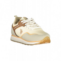 US POLO ASSN. BEIGE KINDER-SPORTSCHUHE