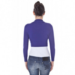 DATCH SHRUG MANGA LARGA MORADO MUJER