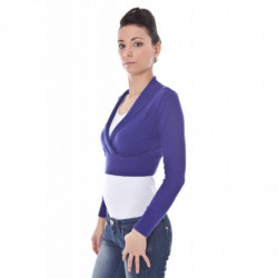 DATCH SHRUG MANCHES LONGUES FEMME VIOLET