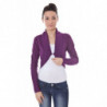 DATCH SHRUG MANGA LARGA MORADO MUJER