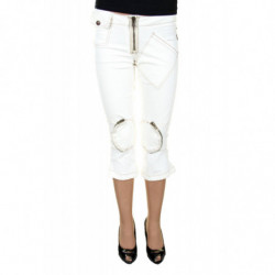 KING'S JEANS PANTALON FISH FEMME BLANC