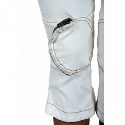 PANTALÓN PESCADO MUJER BLANCO KING'S JEANS