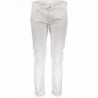 GANT WHITE WOMEN'S TROUSERS