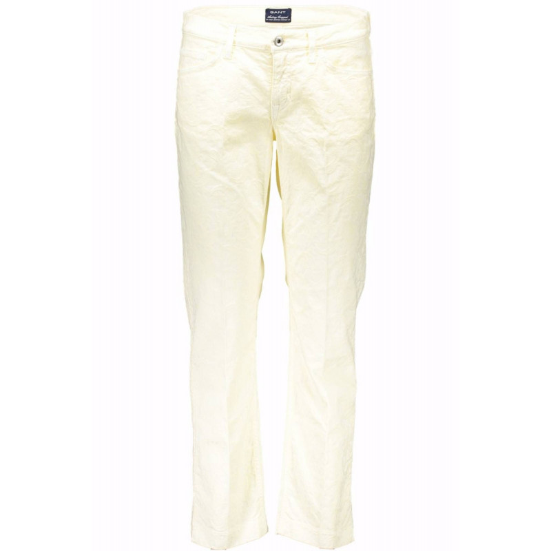 PANTALON FEMME GANT BLANC