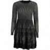 DESIGUAL BLACK WOMEN'S SHORT DRESS