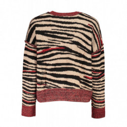 DESIGUAL ROTER DAMENPULLOVER